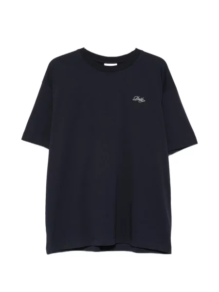 Tricou Drole De Monsieur cu broderie albastru