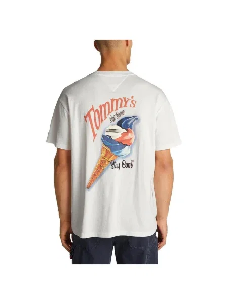Tricou Tommy Hilfiger alb