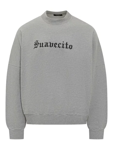 Hanorac crewneck Willy Chavarria gri