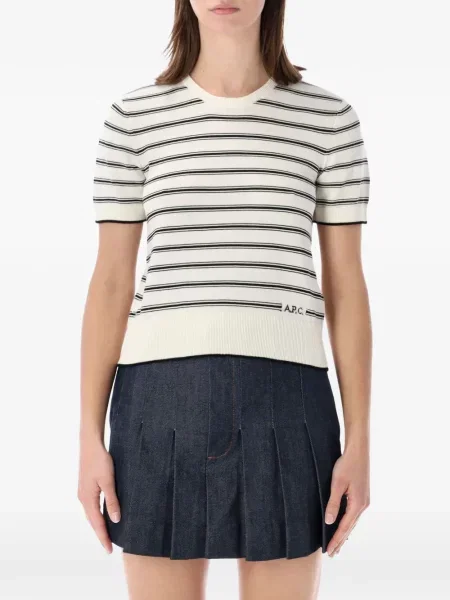 Tricou A.p.c. cu dungi scurt