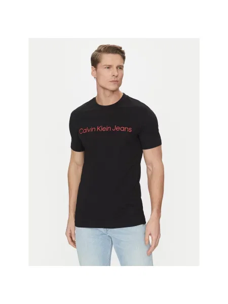Calvin Klein Jeans T-shirt Slim Fit crna