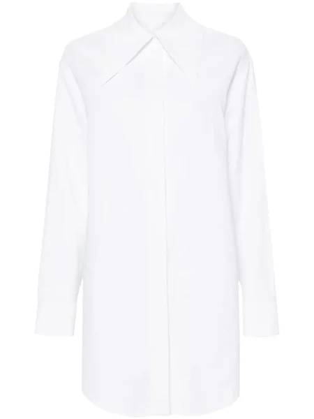 Cămașă Jil Sander de in alb