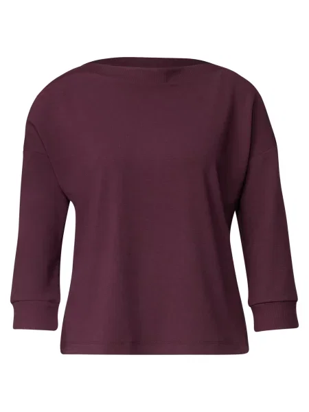 STREET ONE Tricou vin roșu
