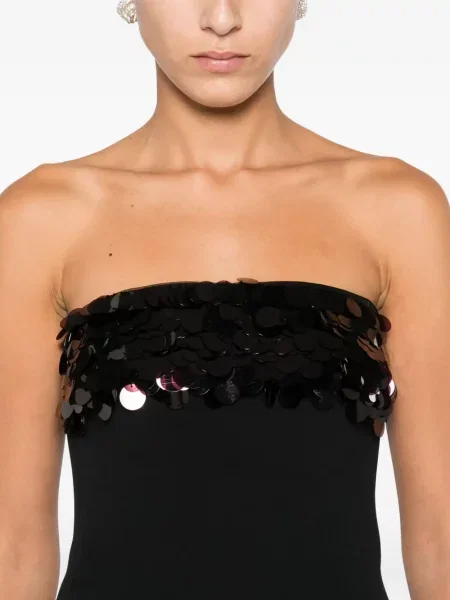 Rochie David Koma cu paiete de costum negru