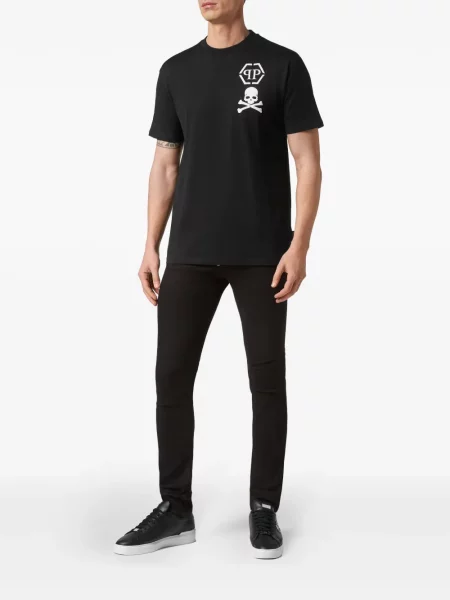 Marškinėliai Philipp Plein juoda