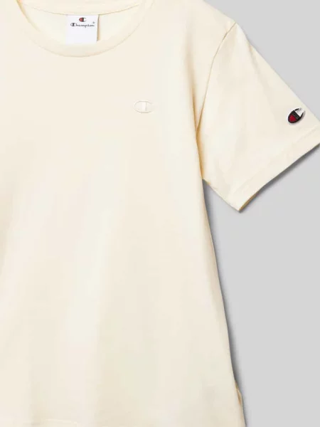 T-shirt z wyhaftowanym logo Champion