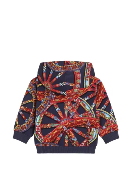 Bluza z kapturem dziecięca Dolce And Gabbana niebieska