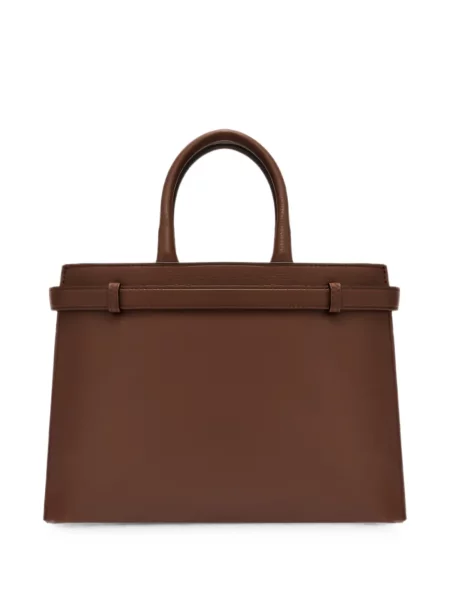 Geantă shopper Lancel din piele maro