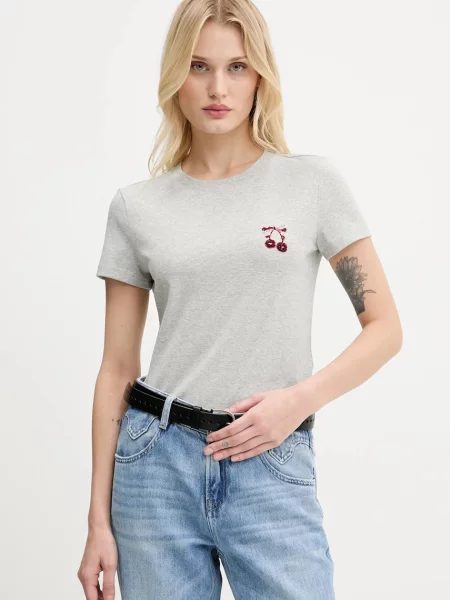 Тениска Miss Sixty дамска сиво