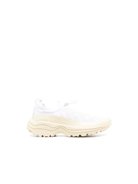 Dzianinowe sneakersy Veja z logo białe