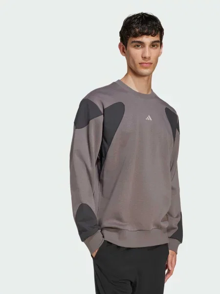 Світшот adidas коричневий
