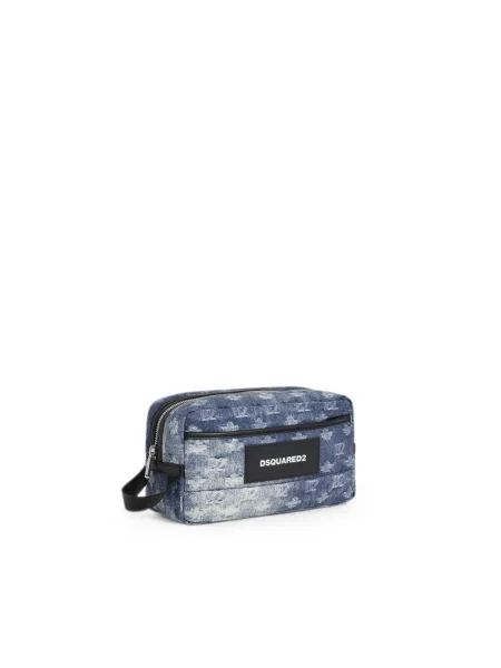 Pungă cosmetică Dsquared2 albastru