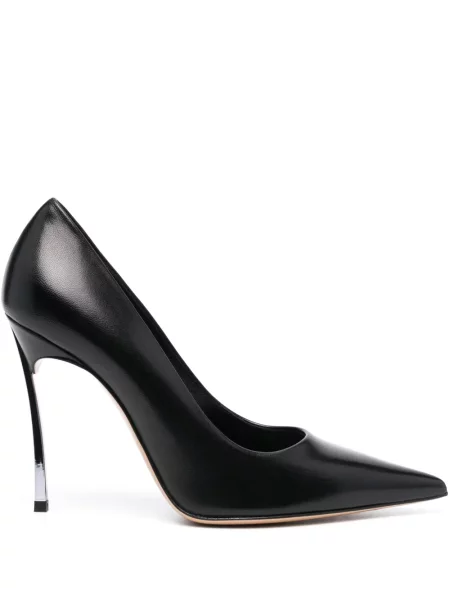 Pantofi cu toc Casadei din piele negru