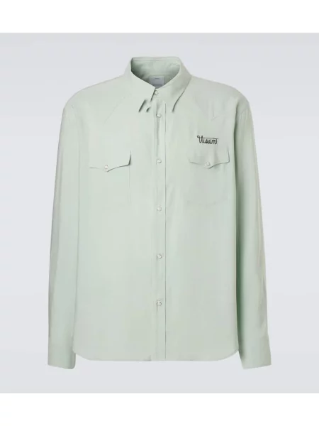 Plátěná košile Visvim zelená