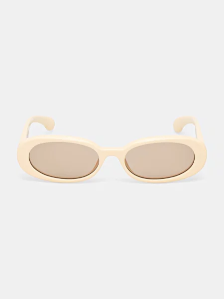 Sporty & Rich okulary przeciwsłoneczne beżowe