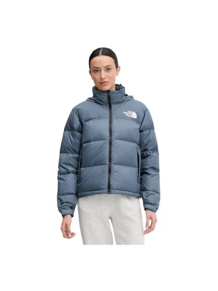 Kurtka The North Face retro niebieska