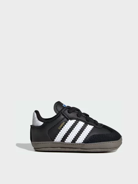 Шкіряні Дитячі Кросівки повсякденні adidas Samba чорний