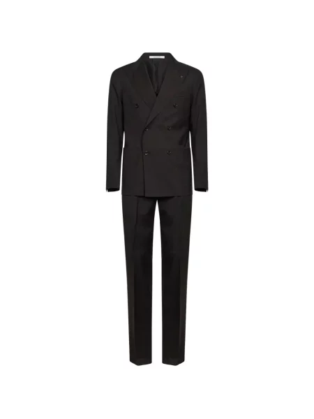 Costum Tagliatore de lână cu două rânduri de nasturi maro