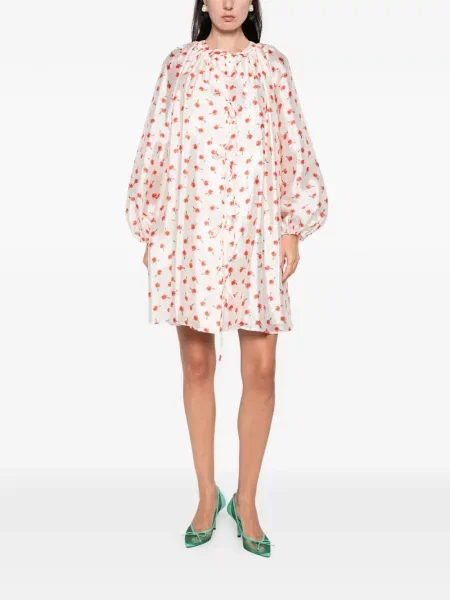 Rochie mini Stine Goya cu model floral de costum