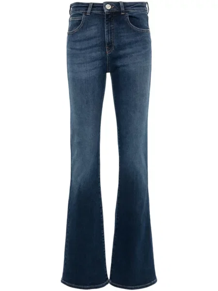 Blugi evazați Emporio Armani albastru