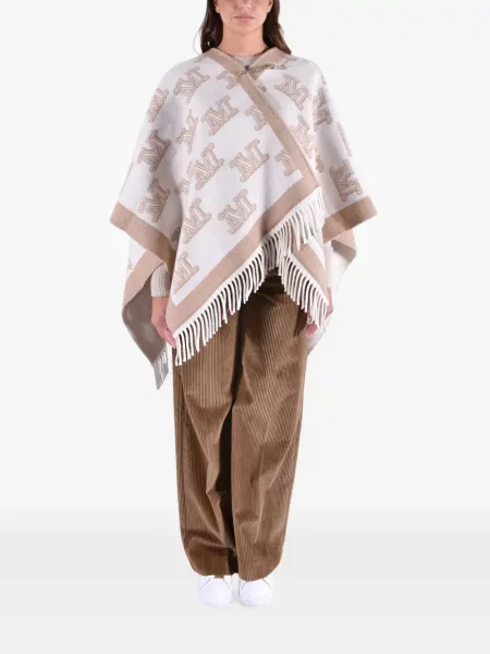 Пончо Max Mara с ресни