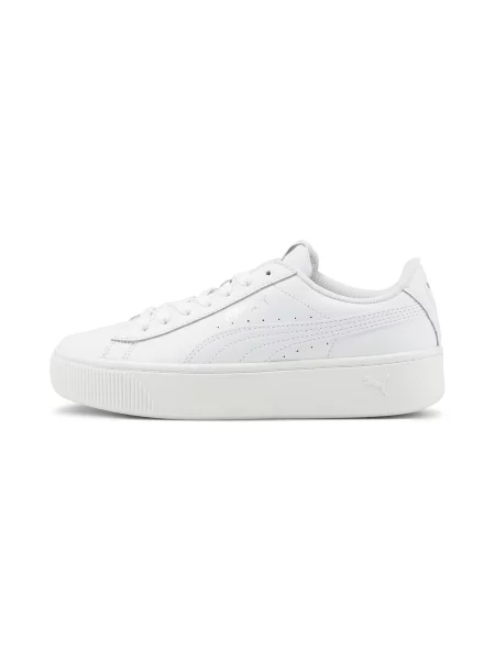 Podwyższone buty sportowe PUMA Vikky białe