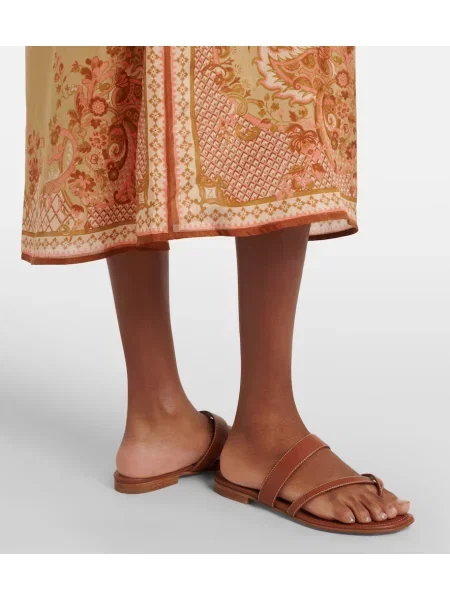 Rochie midi Zimmermann de mătase cu imagine