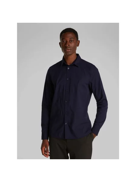 Cămașă de blugi Calvin Klein Jeans stretch albastru