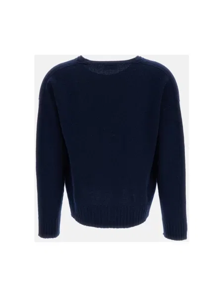 Sweter Drumohr z kaszmiru niebieski