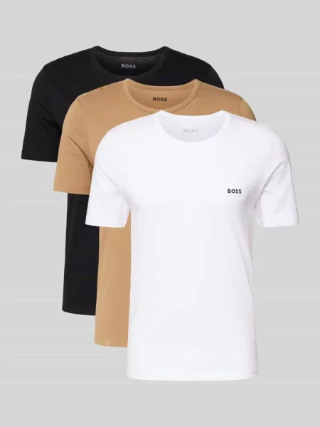 T-shirt Hugo Boss T-Shirt Classic Beige/ Black/ White L beżowa