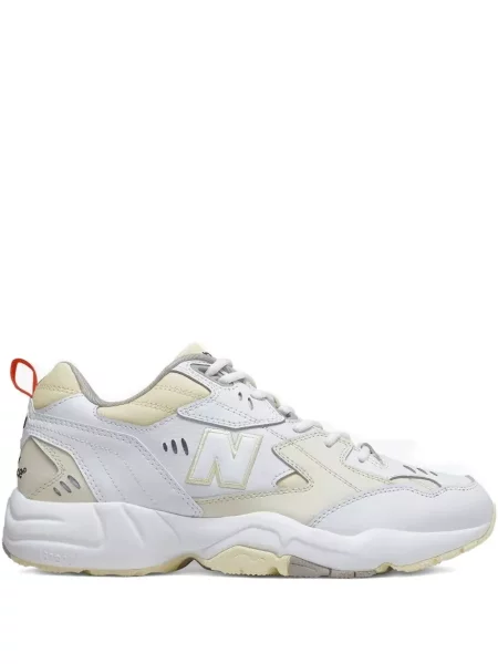 Sneakerși New Balance 608 din piele alb
