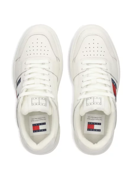 Sneakerși Tommy Hilfiger alb