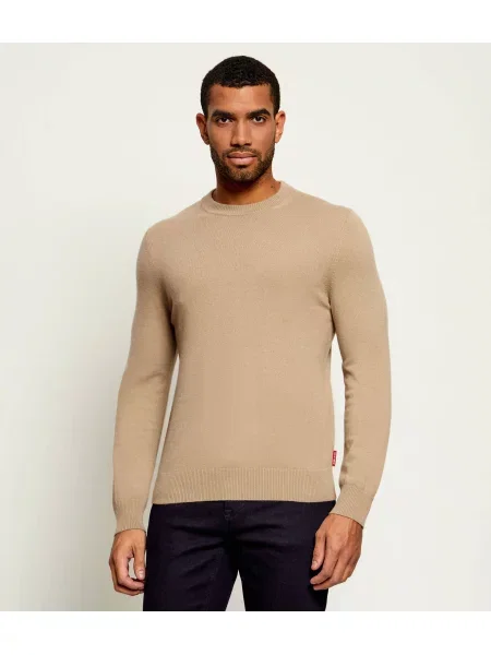 Joop! Jeans De lână pulover Laurelor | Modern fit bej