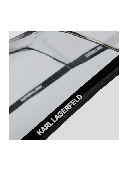KARL LAGERFELD Kišobran Transparentna crna