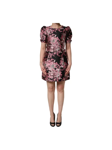 Sukienka mini Dolce And Gabbana w kwiatki dzwony