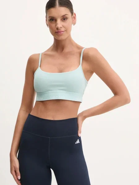 Спортен сутиен Calvin Klein Performance тюркоазено