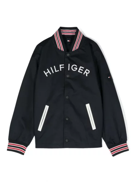 Kurtka bomber dziecięcy Tommy Hilfiger niebieski