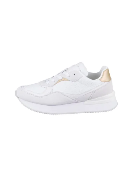 Pantofi Tommy Hilfiger din piele alb