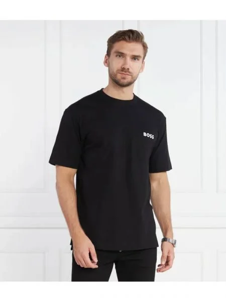 BOSS BLACK Tricou Tessin negru