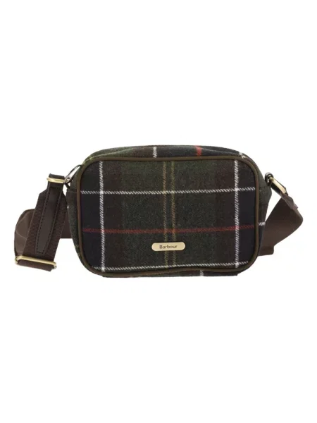 Torebka Barbour w kratę brązowa