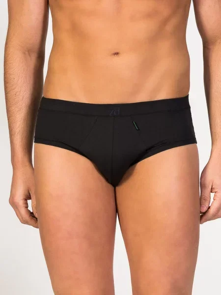 Zd ZERO DEFECTS Slip Mercurio Soy fiber' negru