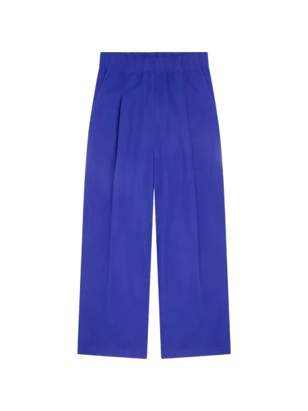 Pantaloni Dries Van Noten albastru