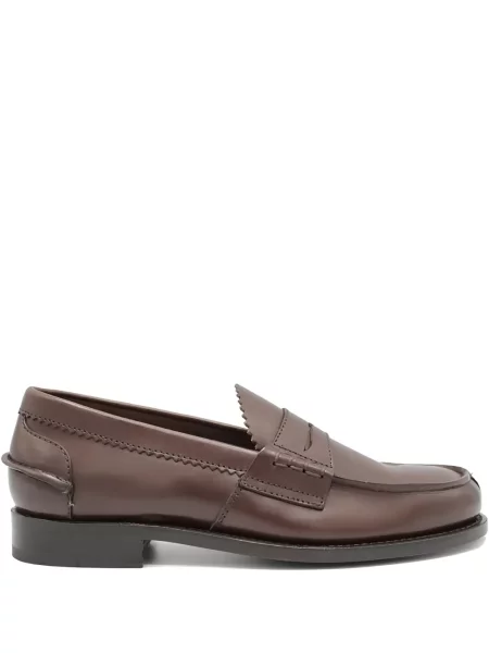 Pantofi loafer Saxone Of Scotland din piele maro