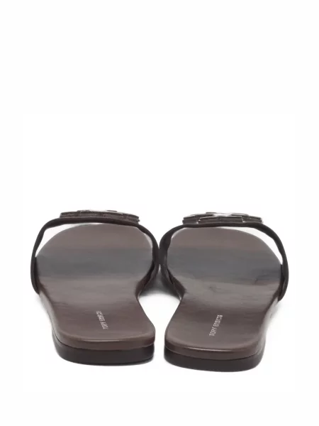Sandale Tory Burch din piele fără toc