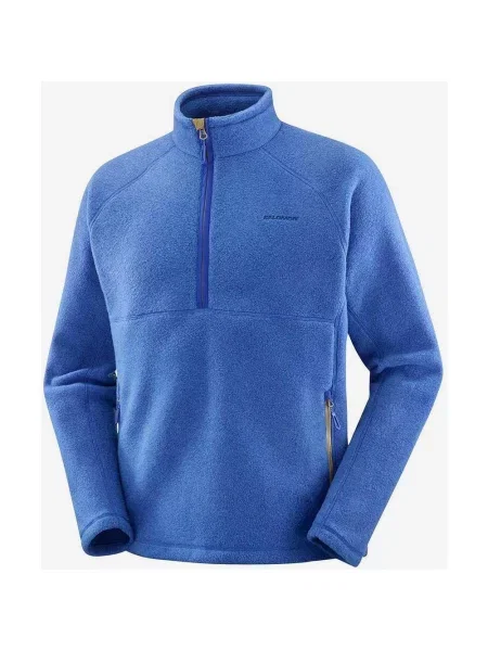 Kurtka polarowa Salomon Chroma Fleece Half Zip XXL niebieska