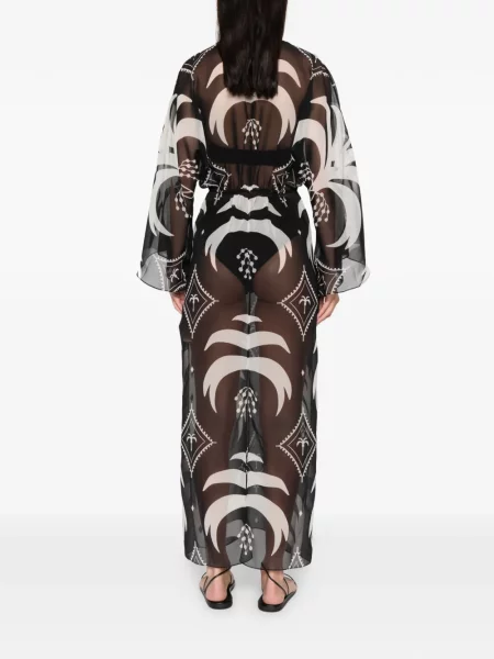 Rochie maxi Johanna Ortiz de costum negru