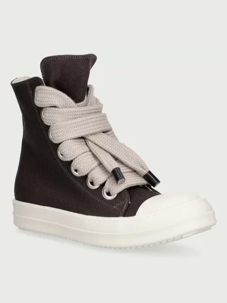 Rick Owens DRKSHDW Jumbolace teniși înalți pentru femei scurți