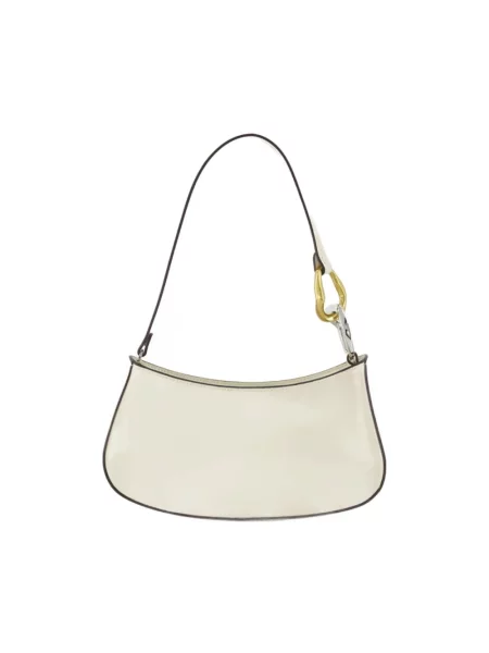 Torebka hobo Staud zamszowa biała