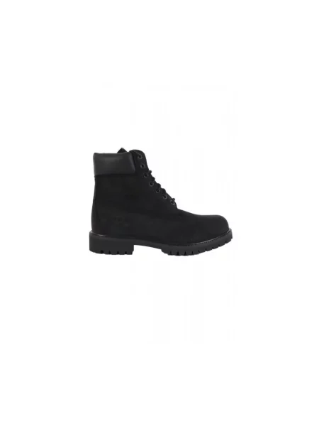 Botki Timberland sznurowane koronkowe wodoszczelne czarne