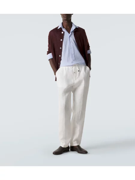 Pantaloni Etro de in alb